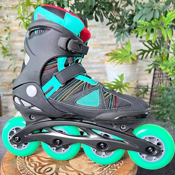 K2 Inline Skates V02 90 Pro W Womens size 9 Teal - Picture 6 of 11